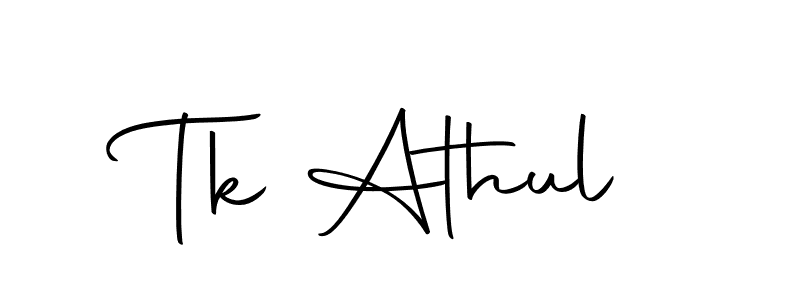 It looks lik you need a new signature style for name Tk Athul. Design unique handwritten (Autography-DOLnW) signature with our free signature maker in just a few clicks. Tk Athul signature style 10 images and pictures png