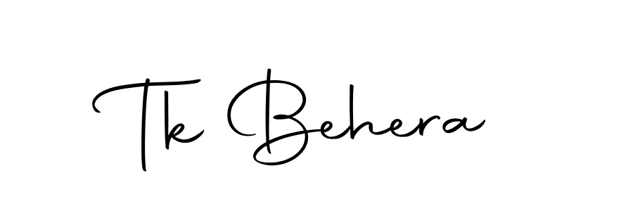 Create a beautiful signature design for name Tk Behera. With this signature (Autography-DOLnW) fonts, you can make a handwritten signature for free. Tk Behera signature style 10 images and pictures png