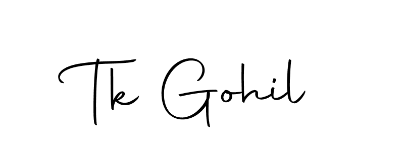 The best way (Autography-DOLnW) to make a short signature is to pick only two or three words in your name. The name Tk Gohil include a total of six letters. For converting this name. Tk Gohil signature style 10 images and pictures png