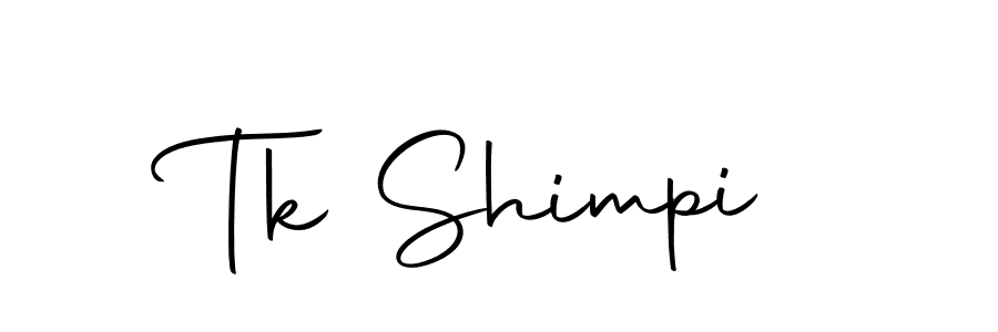 Similarly Autography-DOLnW is the best handwritten signature design. Signature creator online .You can use it as an online autograph creator for name Tk Shimpi. Tk Shimpi signature style 10 images and pictures png