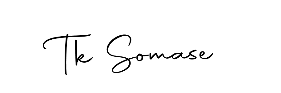 The best way (Autography-DOLnW) to make a short signature is to pick only two or three words in your name. The name Tk Somase include a total of six letters. For converting this name. Tk Somase signature style 10 images and pictures png