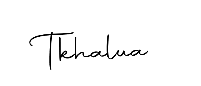 Make a beautiful signature design for name Tkhalua. Use this online signature maker to create a handwritten signature for free. Tkhalua signature style 10 images and pictures png