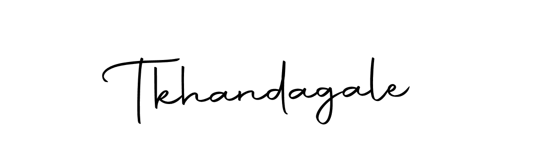 Use a signature maker to create a handwritten signature online. With this signature software, you can design (Autography-DOLnW) your own signature for name Tkhandagale. Tkhandagale signature style 10 images and pictures png