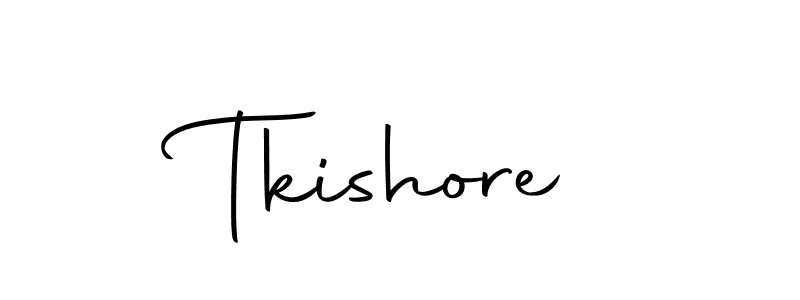 The best way (Autography-DOLnW) to make a short signature is to pick only two or three words in your name. The name Tkishore include a total of six letters. For converting this name. Tkishore signature style 10 images and pictures png