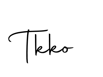 The best way (Autography-DOLnW) to make a short signature is to pick only two or three words in your name. The name Tkko include a total of six letters. For converting this name. Tkko signature style 10 images and pictures png