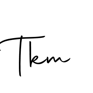 You should practise on your own different ways (Autography-DOLnW) to write your name (Tkm) in signature. don't let someone else do it for you. Tkm signature style 10 images and pictures png