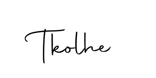 Use a signature maker to create a handwritten signature online. With this signature software, you can design (Autography-DOLnW) your own signature for name Tkolhe. Tkolhe signature style 10 images and pictures png