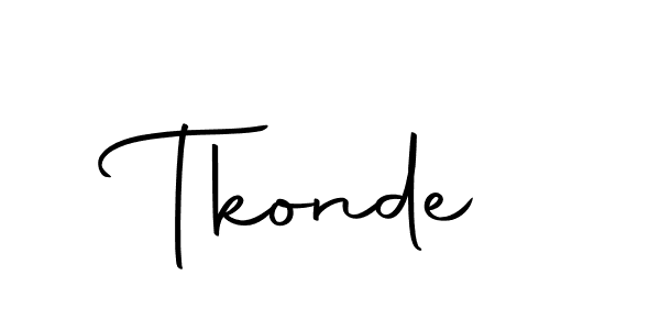 How to make Tkonde signature? Autography-DOLnW is a professional autograph style. Create handwritten signature for Tkonde name. Tkonde signature style 10 images and pictures png