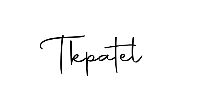 The best way (Autography-DOLnW) to make a short signature is to pick only two or three words in your name. The name Tkpatel include a total of six letters. For converting this name. Tkpatel signature style 10 images and pictures png