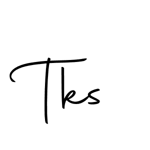 The best way (Autography-DOLnW) to make a short signature is to pick only two or three words in your name. The name Tks include a total of six letters. For converting this name. Tks signature style 10 images and pictures png