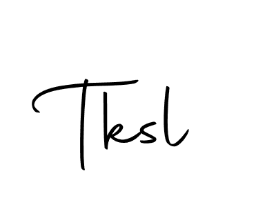 Make a beautiful signature design for name Tksl. With this signature (Autography-DOLnW) style, you can create a handwritten signature for free. Tksl signature style 10 images and pictures png