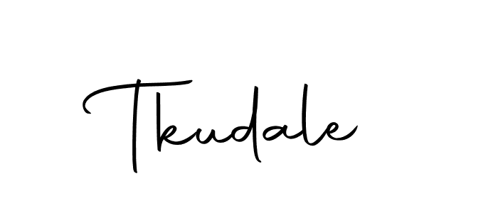 You should practise on your own different ways (Autography-DOLnW) to write your name (Tkudale) in signature. don't let someone else do it for you. Tkudale signature style 10 images and pictures png