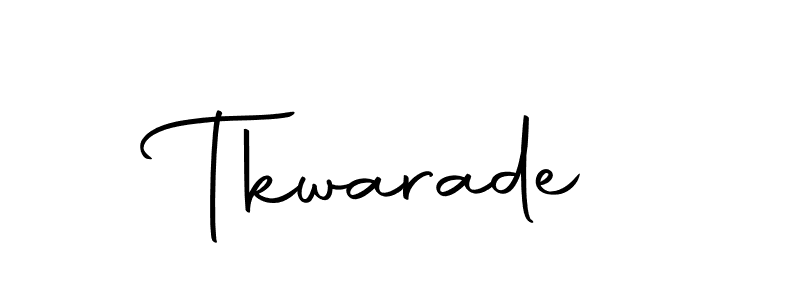 Create a beautiful signature design for name Tkwarade. With this signature (Autography-DOLnW) fonts, you can make a handwritten signature for free. Tkwarade signature style 10 images and pictures png