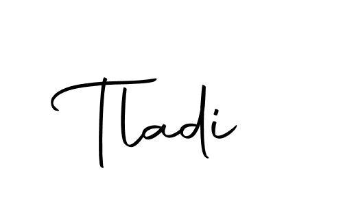 Design your own signature with our free online signature maker. With this signature software, you can create a handwritten (Autography-DOLnW) signature for name Tladi. Tladi signature style 10 images and pictures png