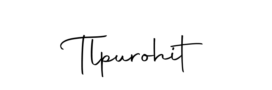 Use a signature maker to create a handwritten signature online. With this signature software, you can design (Autography-DOLnW) your own signature for name Tlpurohit. Tlpurohit signature style 10 images and pictures png