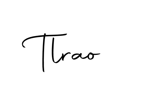 Design your own signature with our free online signature maker. With this signature software, you can create a handwritten (Autography-DOLnW) signature for name Tlrao. Tlrao signature style 10 images and pictures png