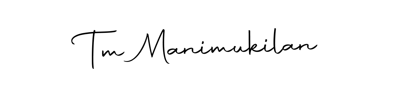 Tm Manimukilan stylish signature style. Best Handwritten Sign (Autography-DOLnW) for my name. Handwritten Signature Collection Ideas for my name Tm Manimukilan. Tm Manimukilan signature style 10 images and pictures png