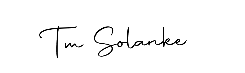 Also we have Tm Solanke name is the best signature style. Create professional handwritten signature collection using Autography-DOLnW autograph style. Tm Solanke signature style 10 images and pictures png