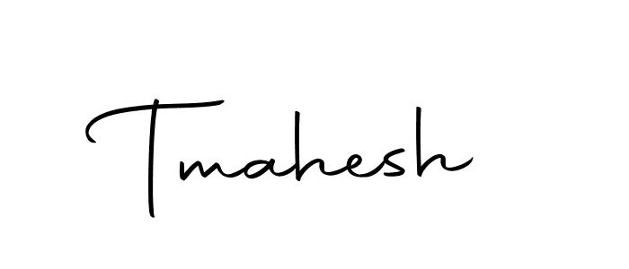 Design your own signature with our free online signature maker. With this signature software, you can create a handwritten (Autography-DOLnW) signature for name Tmahesh. Tmahesh signature style 10 images and pictures png