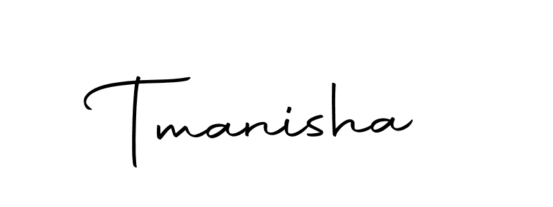 Design your own signature with our free online signature maker. With this signature software, you can create a handwritten (Autography-DOLnW) signature for name Tmanisha. Tmanisha signature style 10 images and pictures png