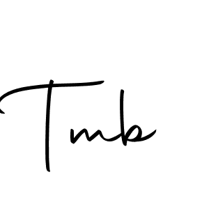 You should practise on your own different ways (Autography-DOLnW) to write your name (Tmb) in signature. don't let someone else do it for you. Tmb signature style 10 images and pictures png