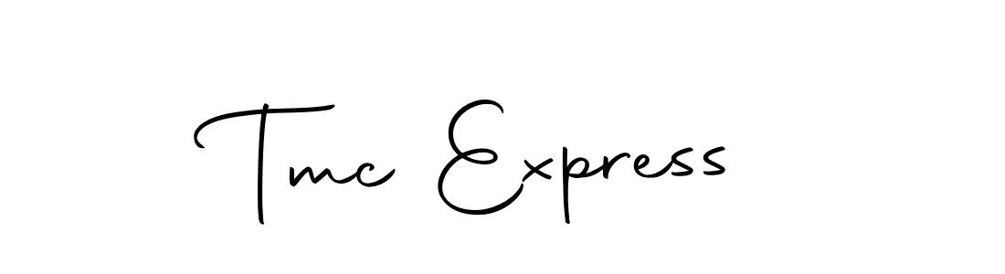 The best way (Autography-DOLnW) to make a short signature is to pick only two or three words in your name. The name Tmc Express include a total of six letters. For converting this name. Tmc Express signature style 10 images and pictures png