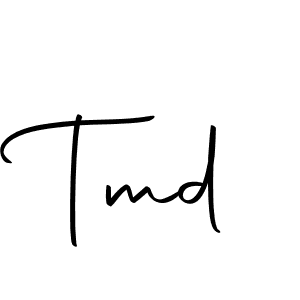 How to make Tmd signature? Autography-DOLnW is a professional autograph style. Create handwritten signature for Tmd name. Tmd signature style 10 images and pictures png