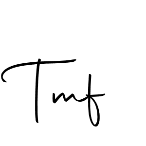 Make a beautiful signature design for name Tmf. With this signature (Autography-DOLnW) style, you can create a handwritten signature for free. Tmf signature style 10 images and pictures png