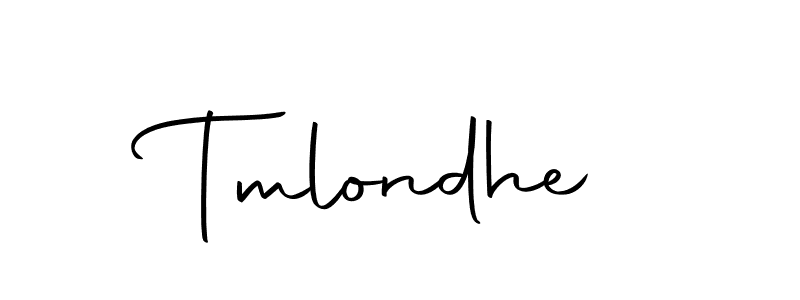 Tmlondhe stylish signature style. Best Handwritten Sign (Autography-DOLnW) for my name. Handwritten Signature Collection Ideas for my name Tmlondhe. Tmlondhe signature style 10 images and pictures png