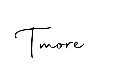 Make a short Tmore signature style. Manage your documents anywhere anytime using Autography-DOLnW. Create and add eSignatures, submit forms, share and send files easily. Tmore signature style 10 images and pictures png