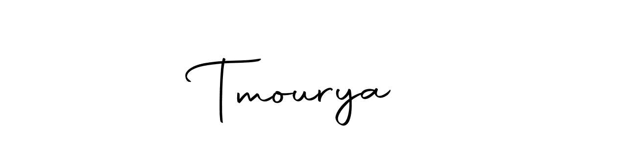 Similarly Autography-DOLnW is the best handwritten signature design. Signature creator online .You can use it as an online autograph creator for name Tmourya★★. Tmourya★★ signature style 10 images and pictures png