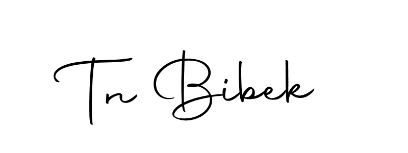 Create a beautiful signature design for name Tn Bibek. With this signature (Autography-DOLnW) fonts, you can make a handwritten signature for free. Tn Bibek signature style 10 images and pictures png