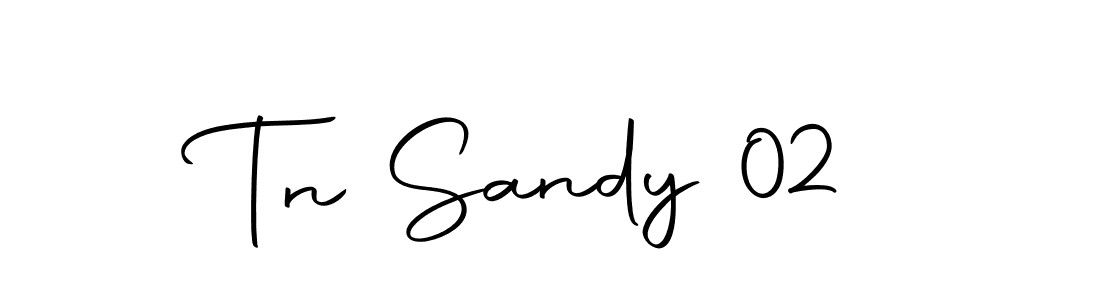 Tn Sandy 02 stylish signature style. Best Handwritten Sign (Autography-DOLnW) for my name. Handwritten Signature Collection Ideas for my name Tn Sandy 02. Tn Sandy 02 signature style 10 images and pictures png