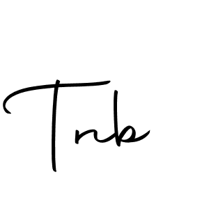 Make a beautiful signature design for name Tnb. With this signature (Autography-DOLnW) style, you can create a handwritten signature for free. Tnb signature style 10 images and pictures png