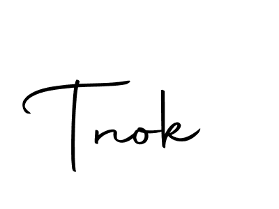 Tnok stylish signature style. Best Handwritten Sign (Autography-DOLnW) for my name. Handwritten Signature Collection Ideas for my name Tnok. Tnok signature style 10 images and pictures png