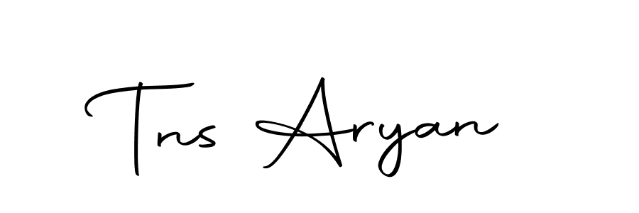 Use a signature maker to create a handwritten signature online. With this signature software, you can design (Autography-DOLnW) your own signature for name Tns Aryan. Tns Aryan signature style 10 images and pictures png