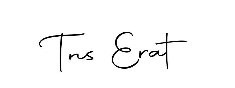 How to make Tns Erat signature? Autography-DOLnW is a professional autograph style. Create handwritten signature for Tns Erat name. Tns Erat signature style 10 images and pictures png