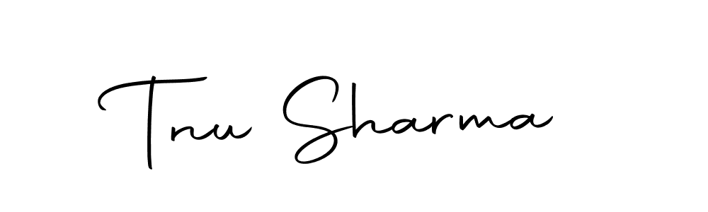 Tnu Sharma stylish signature style. Best Handwritten Sign (Autography-DOLnW) for my name. Handwritten Signature Collection Ideas for my name Tnu Sharma. Tnu Sharma signature style 10 images and pictures png