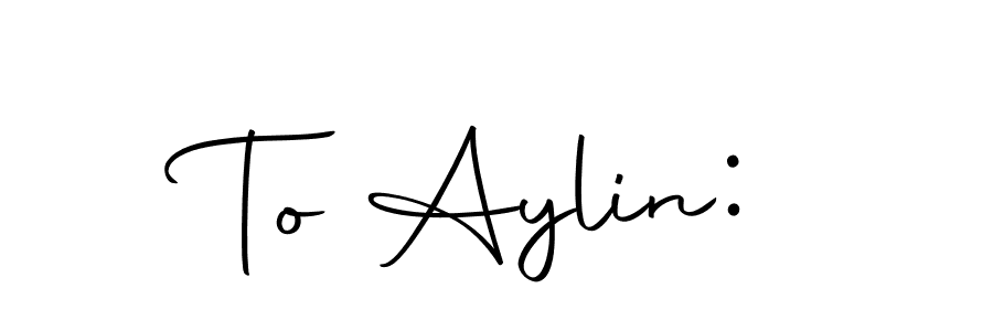 The best way (Autography-DOLnW) to make a short signature is to pick only two or three words in your name. The name To Aylin: include a total of six letters. For converting this name. To Aylin: signature style 10 images and pictures png