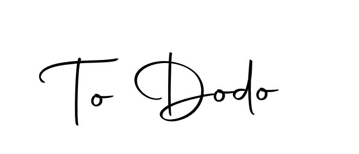 Create a beautiful signature design for name To Dodo. With this signature (Autography-DOLnW) fonts, you can make a handwritten signature for free. To Dodo signature style 10 images and pictures png