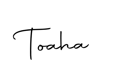 Make a beautiful signature design for name Toaha. Use this online signature maker to create a handwritten signature for free. Toaha signature style 10 images and pictures png