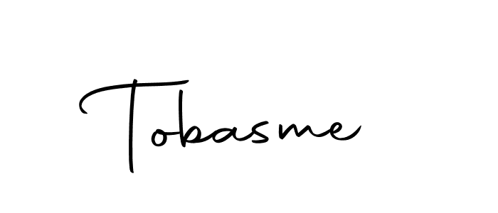 Create a beautiful signature design for name Tobasme. With this signature (Autography-DOLnW) fonts, you can make a handwritten signature for free. Tobasme signature style 10 images and pictures png