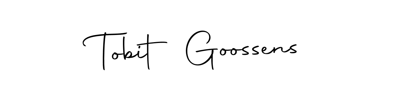 How to make Tobit Goossens signature? Autography-DOLnW is a professional autograph style. Create handwritten signature for Tobit Goossens name. Tobit Goossens signature style 10 images and pictures png