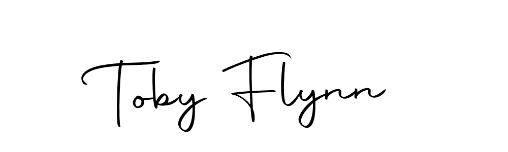 Create a beautiful signature design for name Toby Flynn. With this signature (Autography-DOLnW) fonts, you can make a handwritten signature for free. Toby Flynn signature style 10 images and pictures png