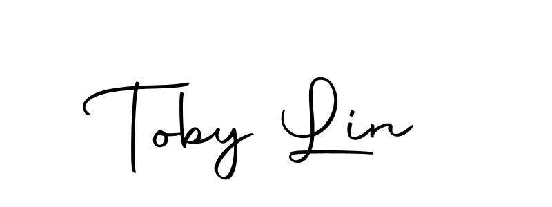 Make a beautiful signature design for name Toby Lin. With this signature (Autography-DOLnW) style, you can create a handwritten signature for free. Toby Lin signature style 10 images and pictures png
