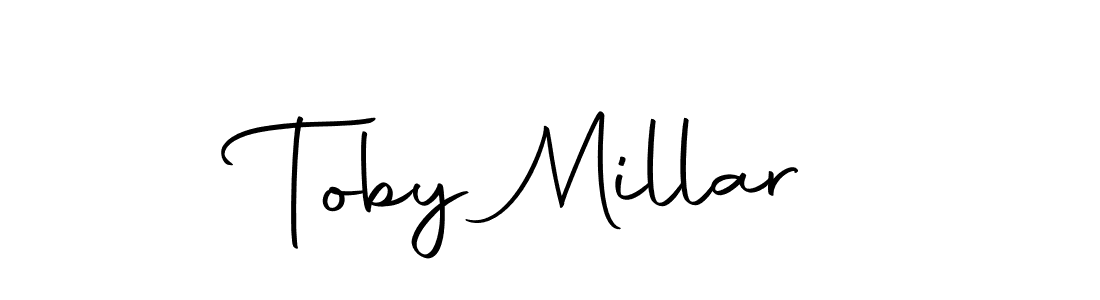 Use a signature maker to create a handwritten signature online. With this signature software, you can design (Autography-DOLnW) your own signature for name Toby Millar. Toby Millar signature style 10 images and pictures png
