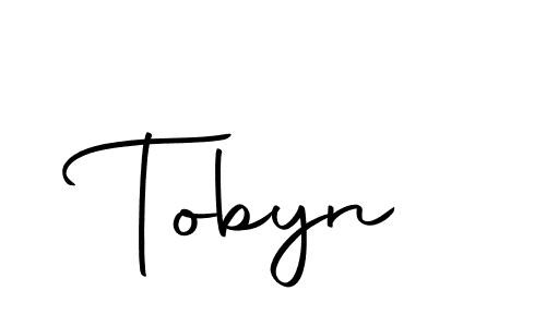 Here are the top 10 professional signature styles for the name Tobyn. These are the best autograph styles you can use for your name. Tobyn signature style 10 images and pictures png