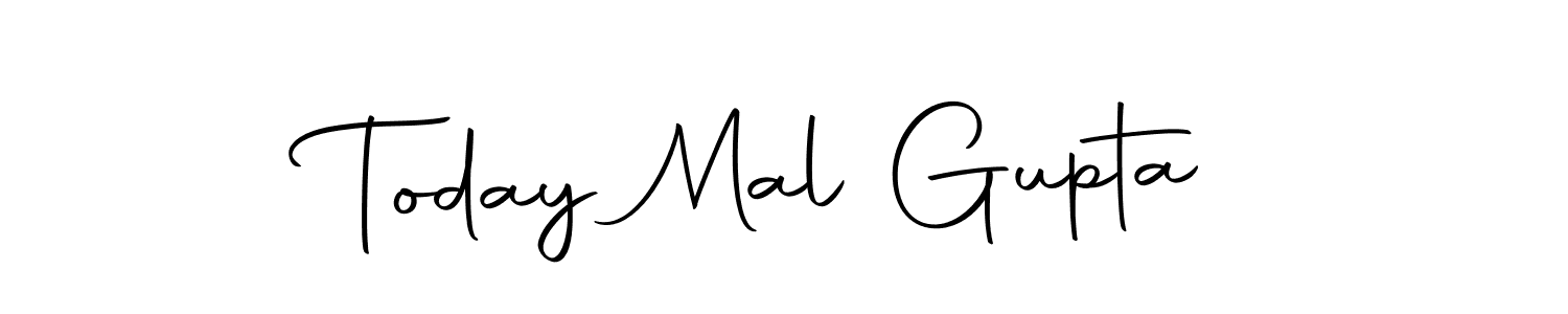 How to make Today Mal Gupta signature? Autography-DOLnW is a professional autograph style. Create handwritten signature for Today Mal Gupta name. Today Mal Gupta signature style 10 images and pictures png