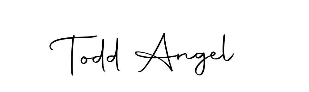 if you are searching for the best signature style for your name Todd Angel. so please give up your signature search. here we have designed multiple signature styles  using Autography-DOLnW. Todd Angel signature style 10 images and pictures png