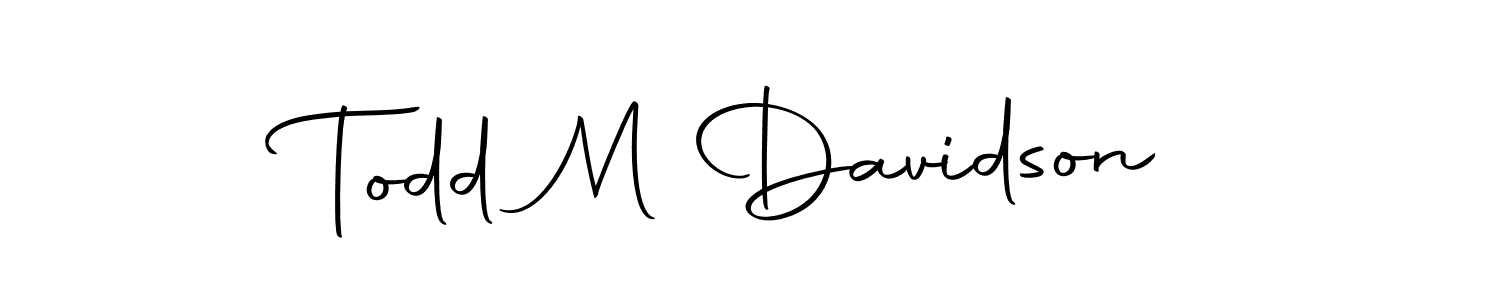 Also we have Todd M Davidson name is the best signature style. Create professional handwritten signature collection using Autography-DOLnW autograph style. Todd M Davidson signature style 10 images and pictures png